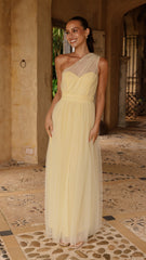 Talissa Tulle Maxi Dress - Yellow