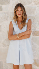 Vanessa Mini Dress - Blue