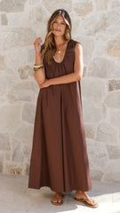 Scout Maxi Dress - Chocolate