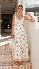 Airlie Maxi Dress - Shell Print