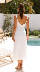 Tallulah Midi Dress - White