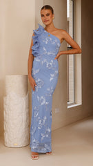 Darlee Maxi Dress - Blue Floral