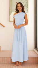 Gemma Maxi Dress - Baby Blue