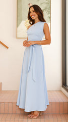 Gemma Maxi Dress - Baby Blue