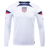 Nike United States Home Long Sleeve Jersey 22/23 (White/Loyal Blue)