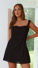 Nadalia Mini Dress - Black