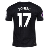 Nike Romero Tottenham Hotspur Authentic Away Jersey 25/26 w/ EPL Patch (Black/Iron)