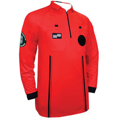 Official Sports Men's Long Sleeve Referee Jersey 9075 USSF Pro (Red)