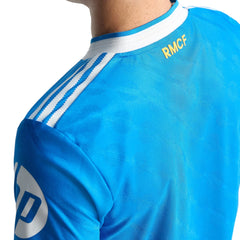 adidas Men's Real Madrid 25/26 Authentic Third Jersey (Blue)