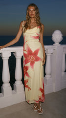 Nina Maxi Dress - Yellow Paradise