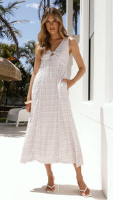 Monica Midi Dress - Atlas Print