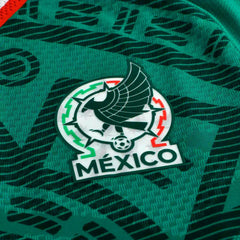 adidas Men's G. Mora Mexico Long-Sleeve Authentic Home Jersey 2026 (Bold Green)