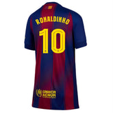 Nike Youth Ronaldinho FC Barcelona Home Jersey 25/26 (Deep Royal Blue/Midwest Gold)