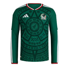 adidas Mexico 2026 Home Authentic Jersey Long Sleeve