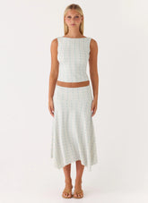Katta Midi Skirt - Vintage Stripe