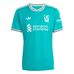 adidas Men's Liverpool FC 25/26 Third Jersey (Sea Green)