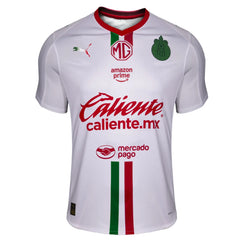 Puma Men's Chivas De Guadalajara Away Jersey 25/26 (Puma White/Red/Green)
