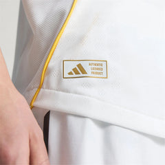 adidas Real Madrid Authentic Home Jersey 25/26 w/ Champions League Patches (White)