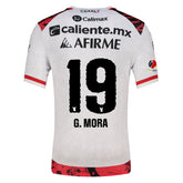 Charly Gilberto Mora Men's Xolos De Tijuana Away Jersey 25/26 w/ BBVA MX Patch (White)