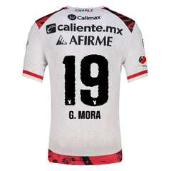 Charly Gilberto Mora Men's Xolos De Tijuana Away Jersey 25/26 w/ BBVA MX Patch (White)