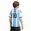 Lionel Messi Argentina National Team adidas Youth FIFA x World Cup 2026 Home Replica Jersey - White