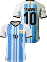 Licensed Lionel Messi #10 Argentina Soccer Shirt