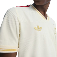 adidas Men's CR Flamengo Authentic Third Jersey 25/26 (Cream White)