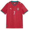 Cristiano Ronaldo Portugal National Team Puma Youth 2026 Home Replica Jersey - Red
