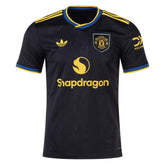 adidas Manchester United Third Jersey 25/26 (Black/Preloved Yellow)