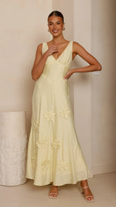 Lavara Maxi Dress - Yellow