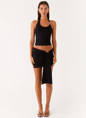 Lucent Mini Skirt - Black