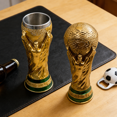 World Football Champion Trophy Cup – Stainless Steel Beer Mug