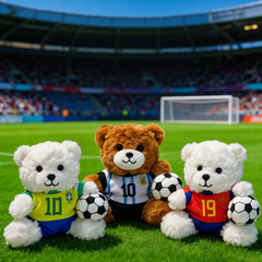 Football Fan Teddy Bear Plush Toy – Multiple Teams