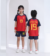 Kids’ Football Jersey & Shorts Set Spain – Lamine Yamal