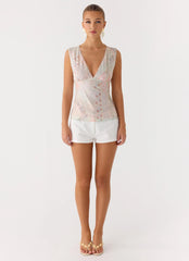 Lost In Love Top - Mystic Paisley