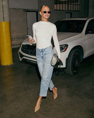 Dylan Long Sleeve Mock Neck Top