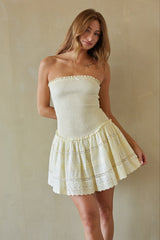 Hallie Smocked Mini Dress