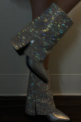 Azalea Wang Annabelle Silver Western Boots