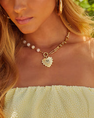 Sophia 18K Gold Plated Heart Necklace