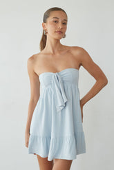 Lyric Babydoll Tie Mini Dress