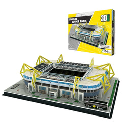 3D Paper Football Stadium Puzzle Model - Signal Iduna Park