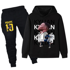 Kylian Mbappe Design Kids’ Tracksuit Set – Multiple Colors