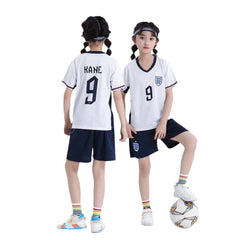 Kids’ Football Jersey & Shorts Set England – Kane