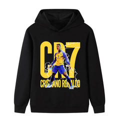 Ronaldo Al Nassr Style Kids’ Football Hoodie - Multiple Variants