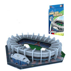 3D Paper Football Stadium Puzzle Model - Parc des Princes