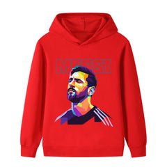 Kids’ Messi Football Design Hoodie – Multiple Variants