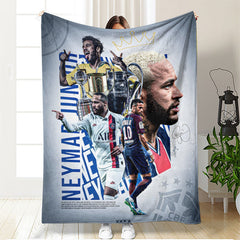 Neymar Jr. Football Blanket - Multiple Options