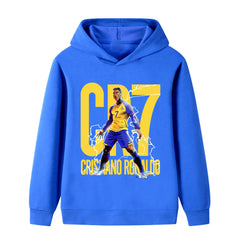 Ronaldo Al Nassr Style Kids’ Football Hoodie - Multiple Variants