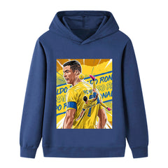 Cristiano Ronaldo Al Nassr Style Kids’ Football Hoodie - Multiple Variants