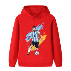 Lionel Messi Argetina Kids’ Football Design Hoodie - Multiple Variants